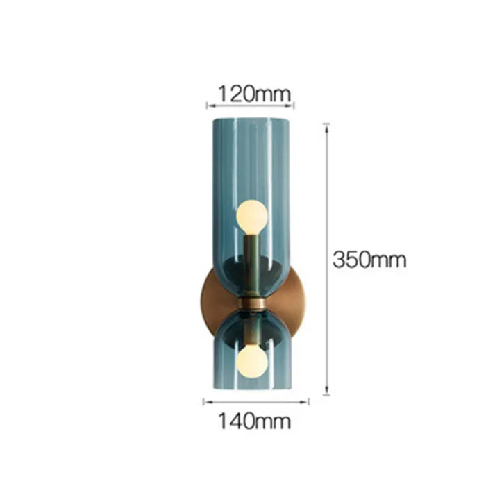 DuoGlow - Modern Glass Wall Sconce for Contemporary Interiors