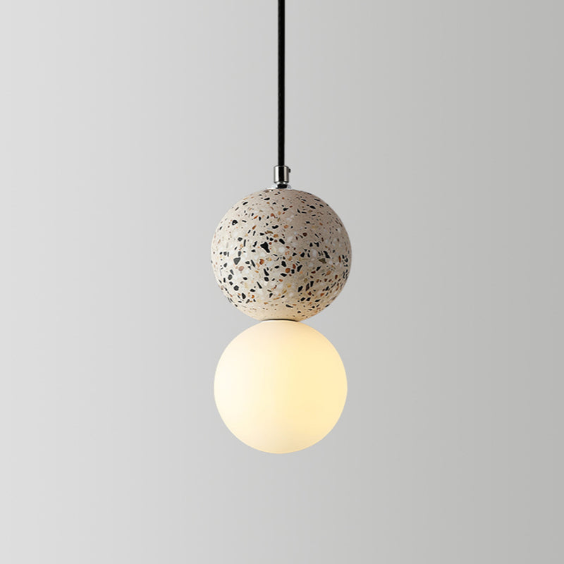 Aurora Glow - Luxury LED Pendant in Black and White