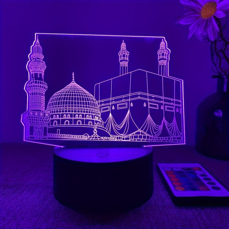 Ekova - 3D LED Mood Light with Remote Control