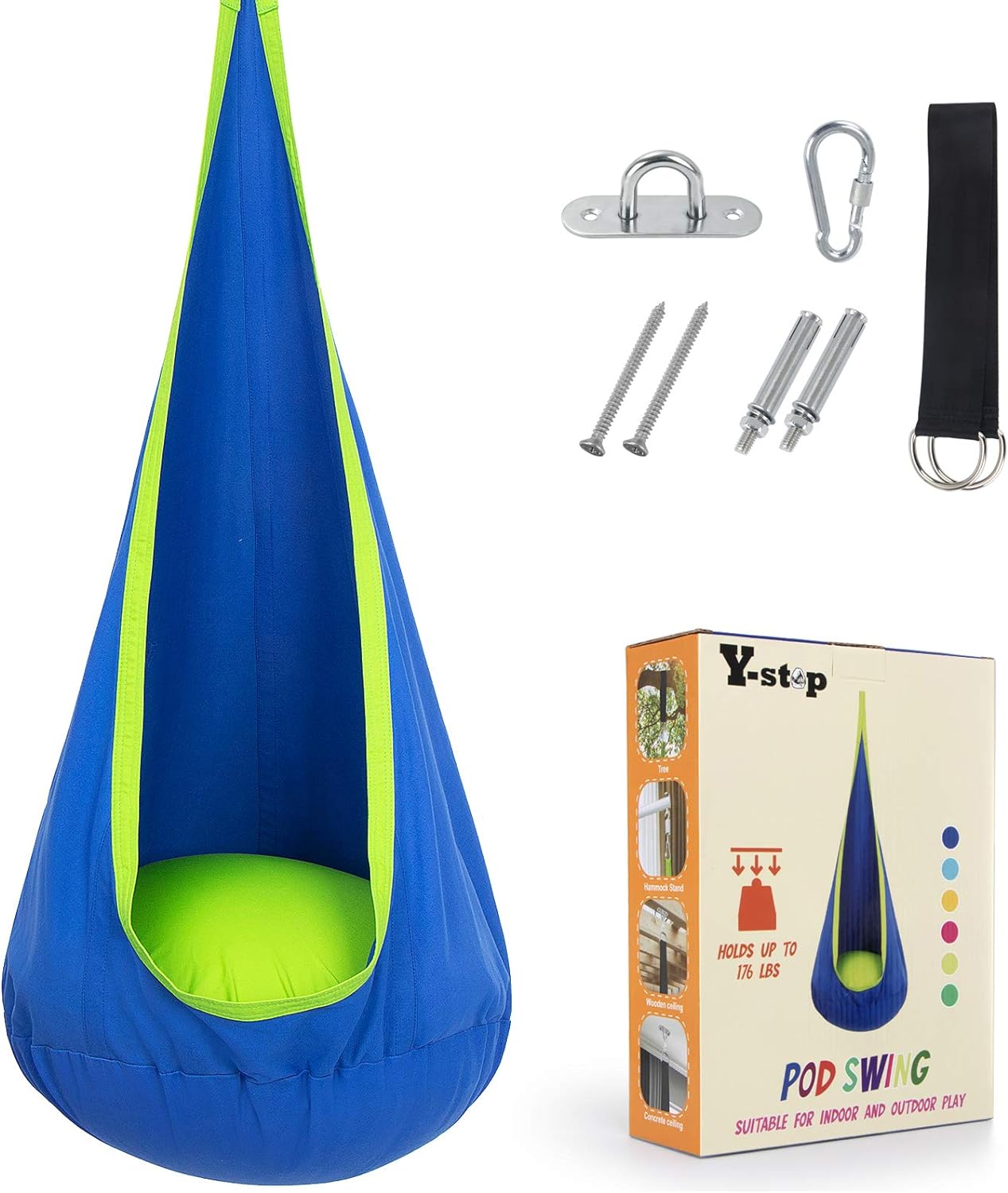 HangingJoy - Kids Hammock Swing for Play and Relaxation