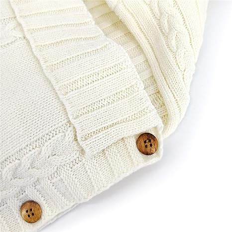 YoluNest - Soft Warm Beige Baby Blanket for Newborns