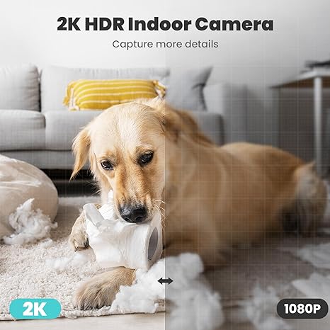 SentryVue 360 Indoor Security Camera - Peace of Mind at Home