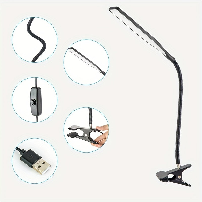 Marmount - Adjustable LED Desk Lamp with Clamp