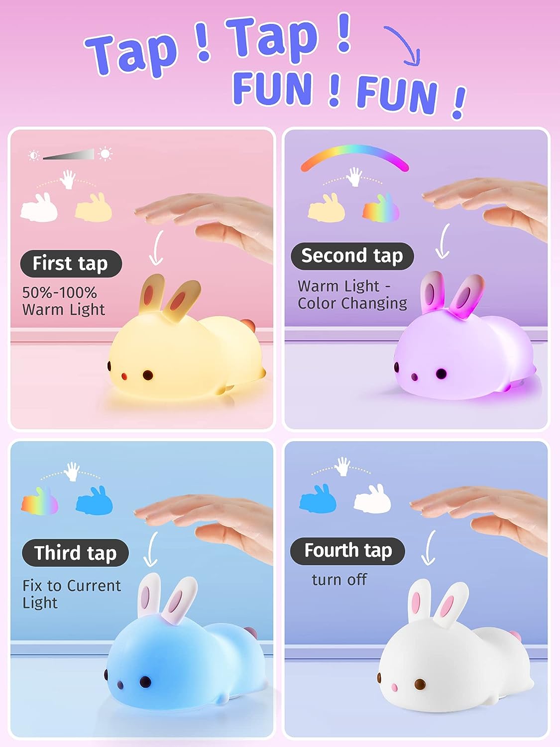 RabbitDream - Magical LED Rabbit Night Light