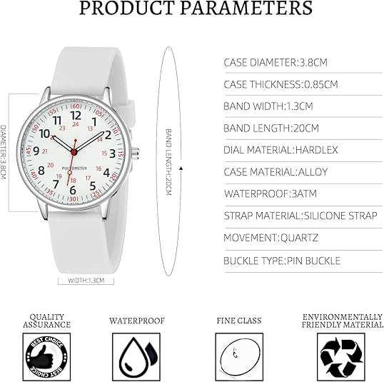 NurseTime - Montre Infirmière Pratique et Fiable