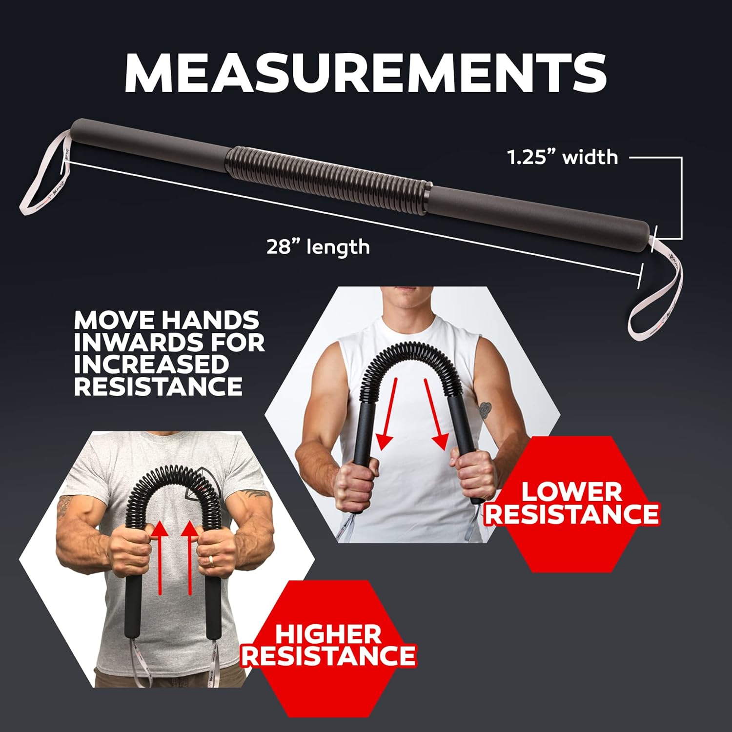 PowerTwist - Barre de musculation pour le haut du corps