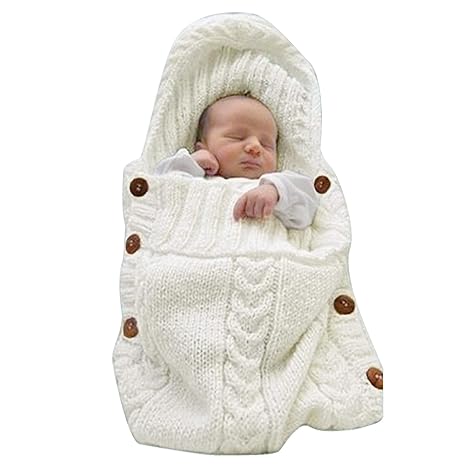 YoluNest - Soft Warm Beige Baby Blanket for Newborns