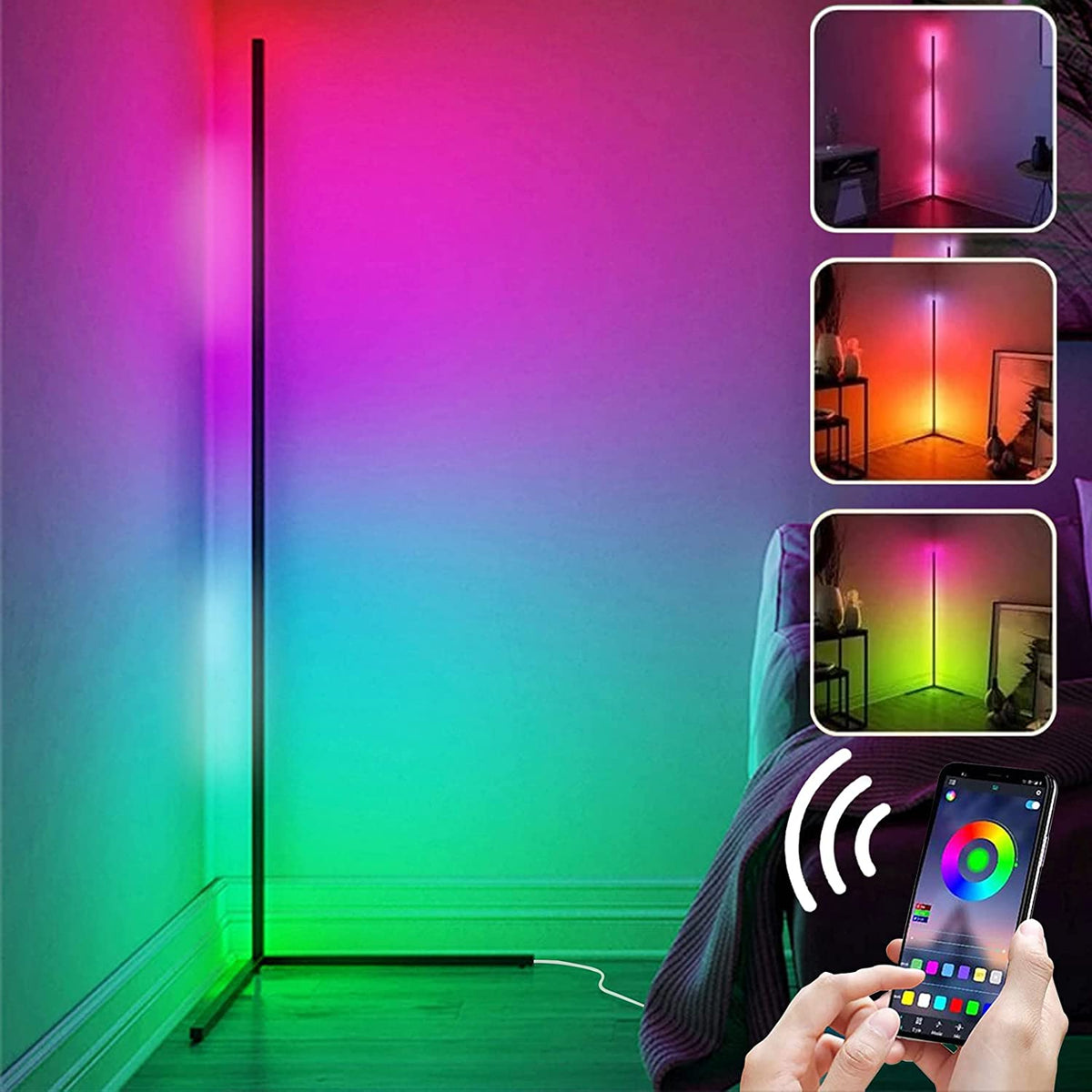 AmbianceLumi - Minimalist Smart Floor Lamp