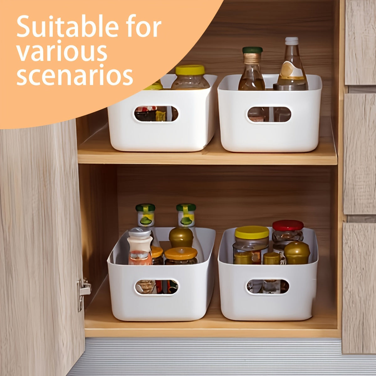 OrganiseerGemak - Set of 10 Wall-Mounted Storage Boxes for Cosmetics and Snacks