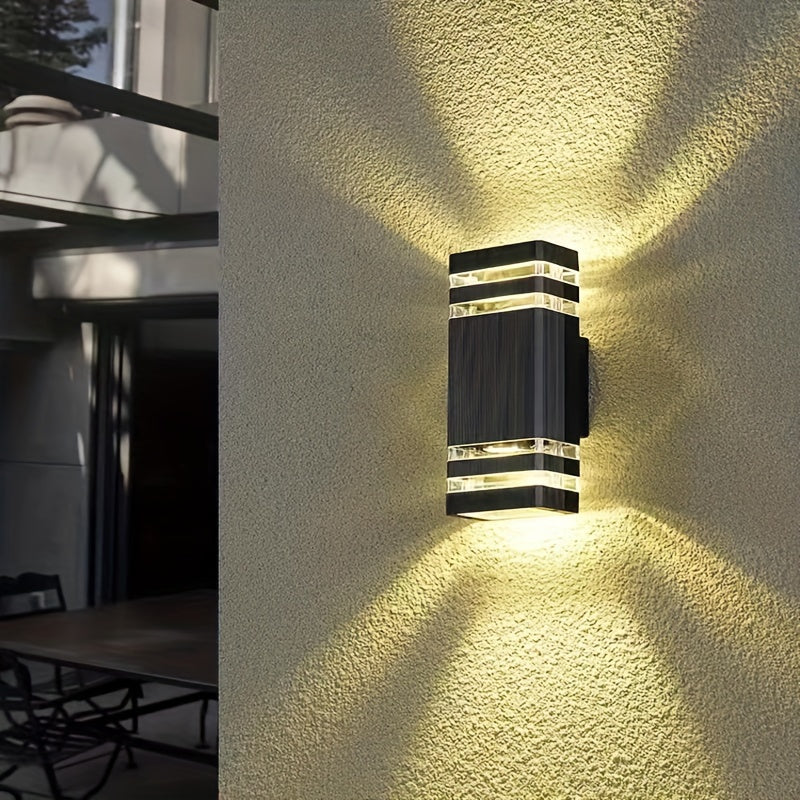 DualWall Lamp - Modern Dual-Beam Outdoor Wall Light