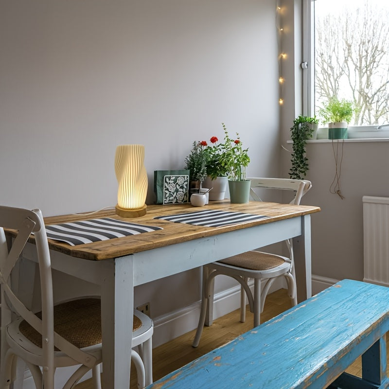 CozyLight - Dimmable Wooden LED Bedside Lamp