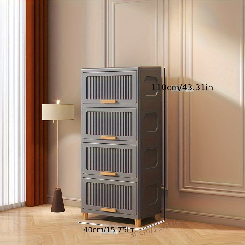 SleekStorage - Waterproof Flip-Top Storage Cabinet