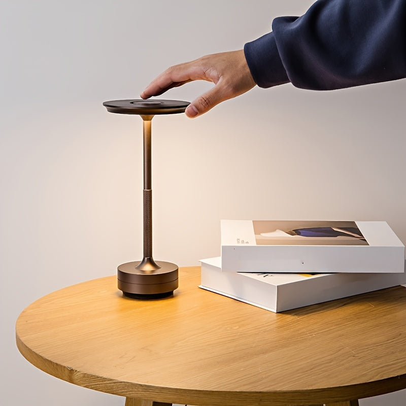 LumiTaf - Rechargeable LED Table Lamp with USB Charging