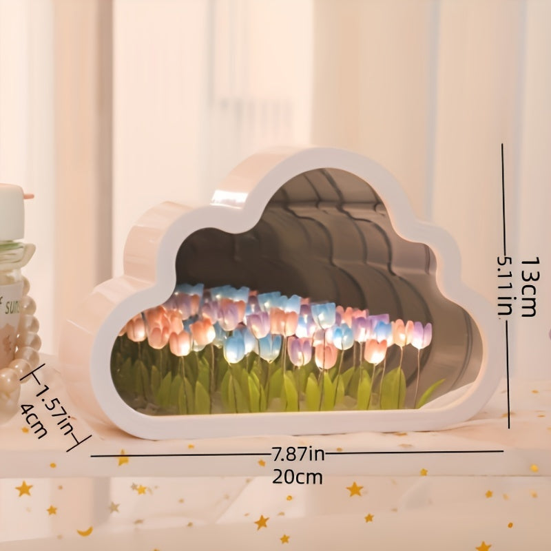 TulipGlow Lamp - Tulip LED Night Light for a Soft, Romantic Bedroom