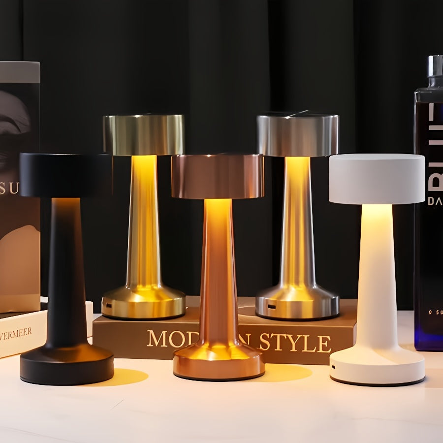 AuroraDesk - Rechargeable USB Touch LED Desk Lamp