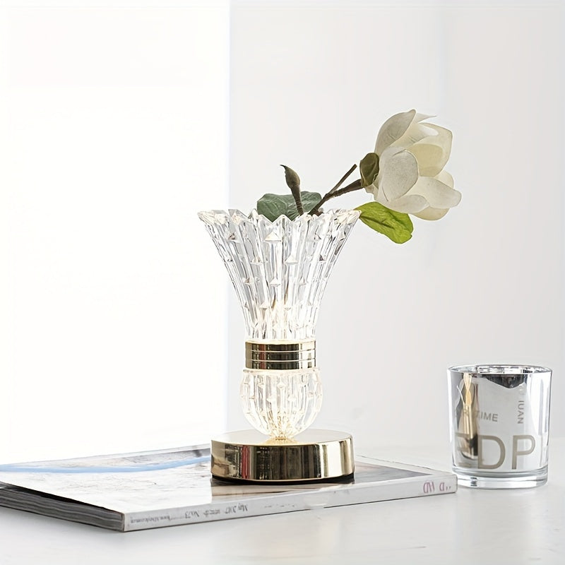 Brycestone Lamp - Luxury LED Crystal-Effect Table Lamp