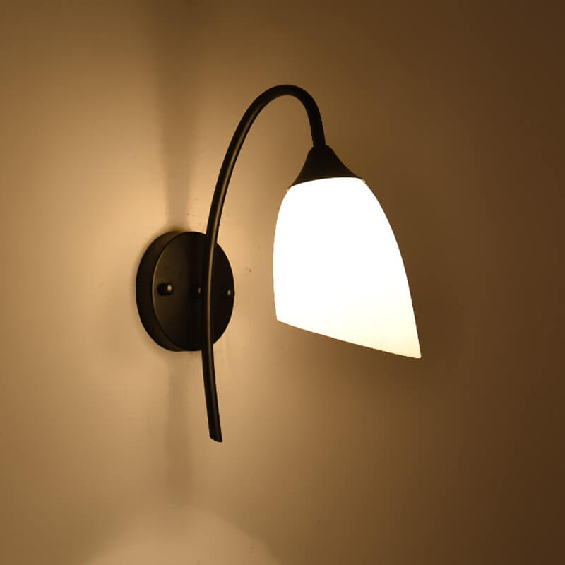 GloeiGlow - Modern Bell-Shaped Wall Sconce with Adjustable Arm