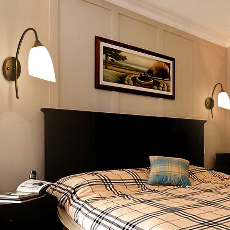 GloeiGlow - Modern Bell-Shaped Wall Sconce with Adjustable Arm