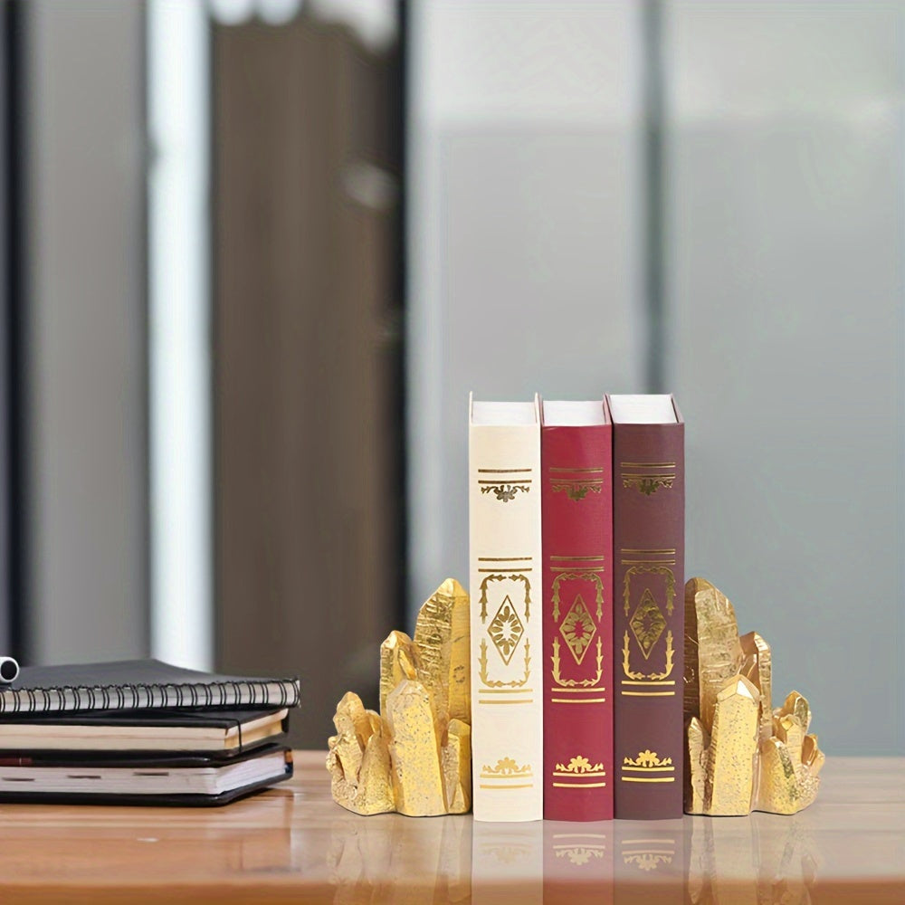 CrystalForm - Vintage Crystal-Design Bookends