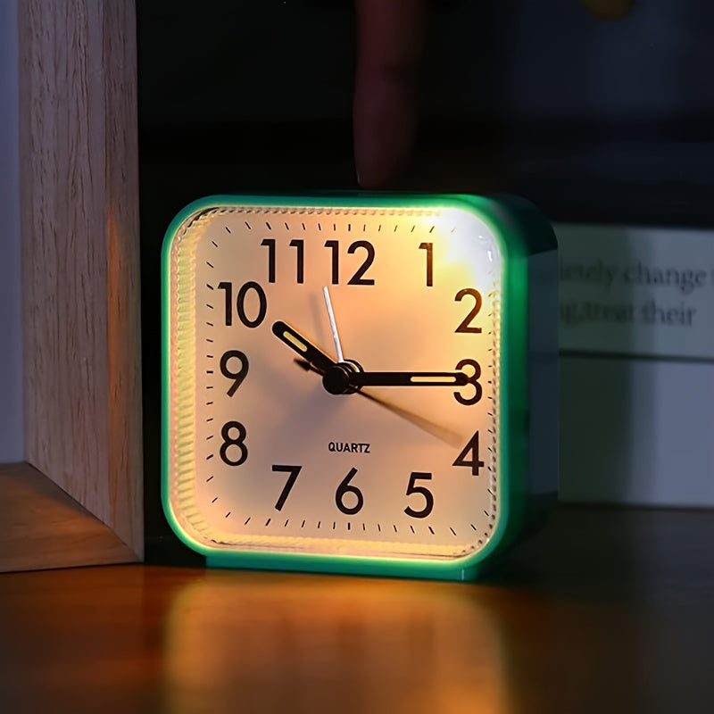 TimeEase - Elegant Alarm Clock with Luminous Hands