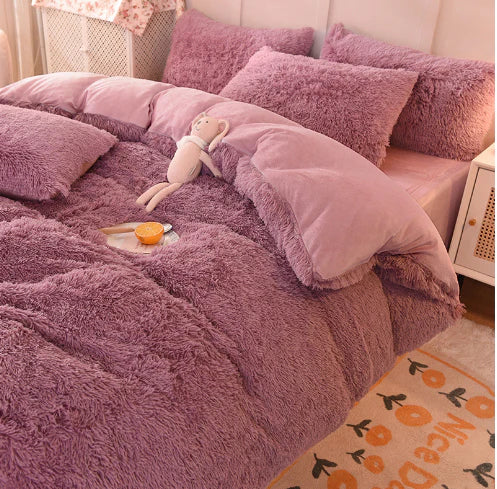 FluffCandy - Long-Pile Duvet Cover Set for a Cozy Winter