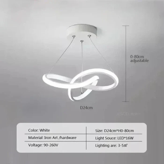 WaveGlow Ceiling Light – Plafonnier LED Stylé