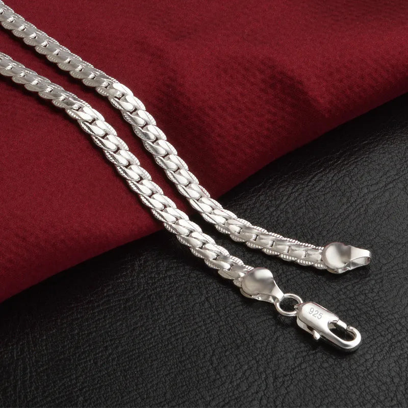 SilverGlow - Collier en argent 925 de luxe pour femme