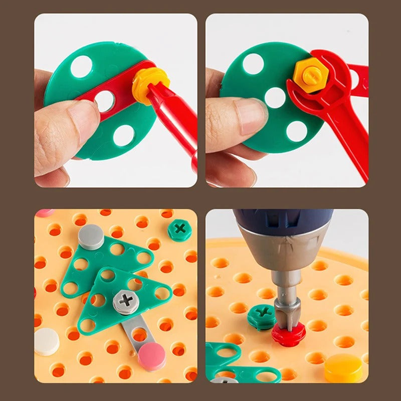 ToolMaster Kids - Creative Tool Box with Mini Drill