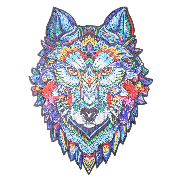 MajesticWolf Puzzle - Premium Wooden Wolf Jigsaw Puzzle