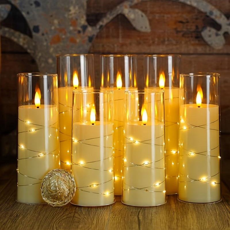 Iuflare - LED Candle Set with Remote Control and Timer