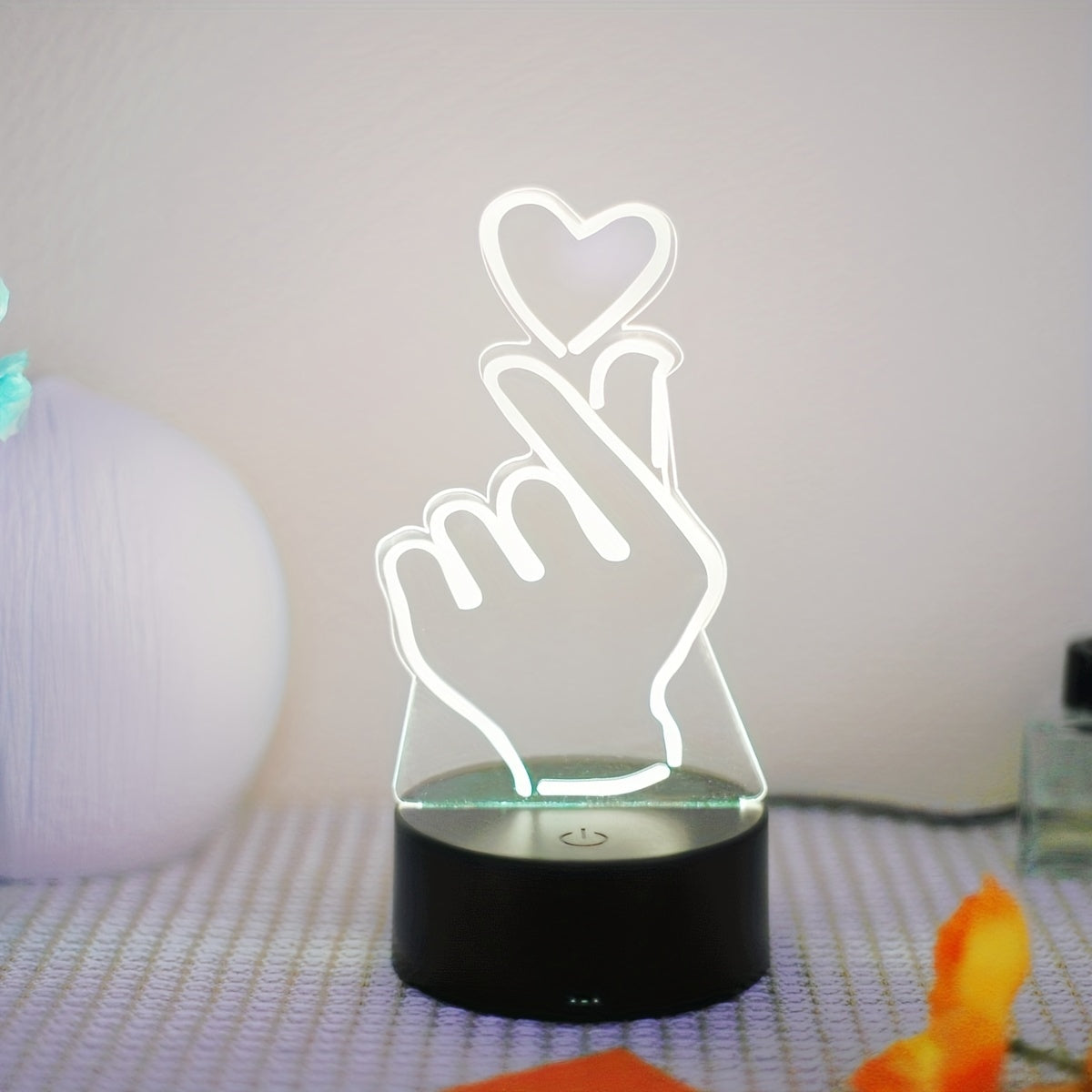 IllumiHeart - Touch-Control 7-Color LED Night Light