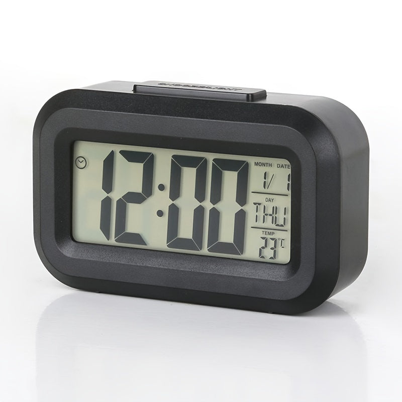 MelodyTime Clock - Digital Alarm Clock with Temperature and Night Light