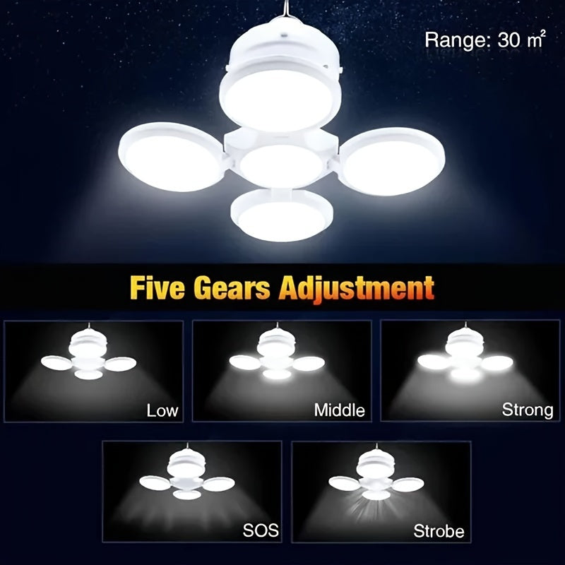 SolarFold Lamp - Foldable Rechargeable LED Camping Lantern