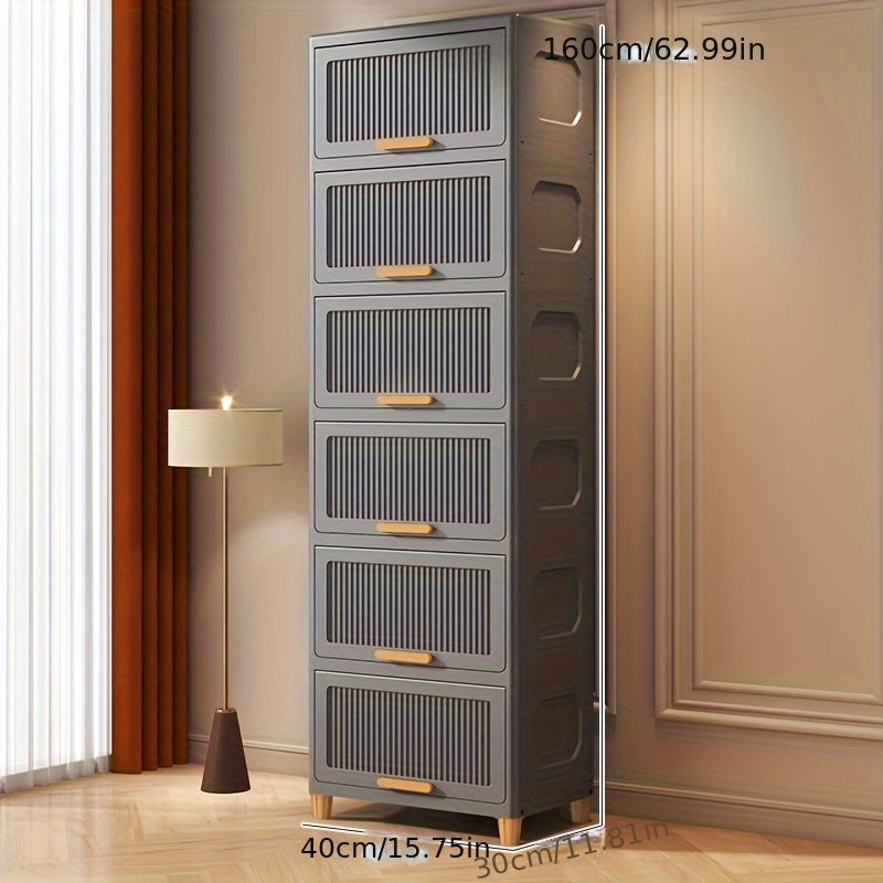 SleekStorage - Waterproof Flip-Top Storage Cabinet