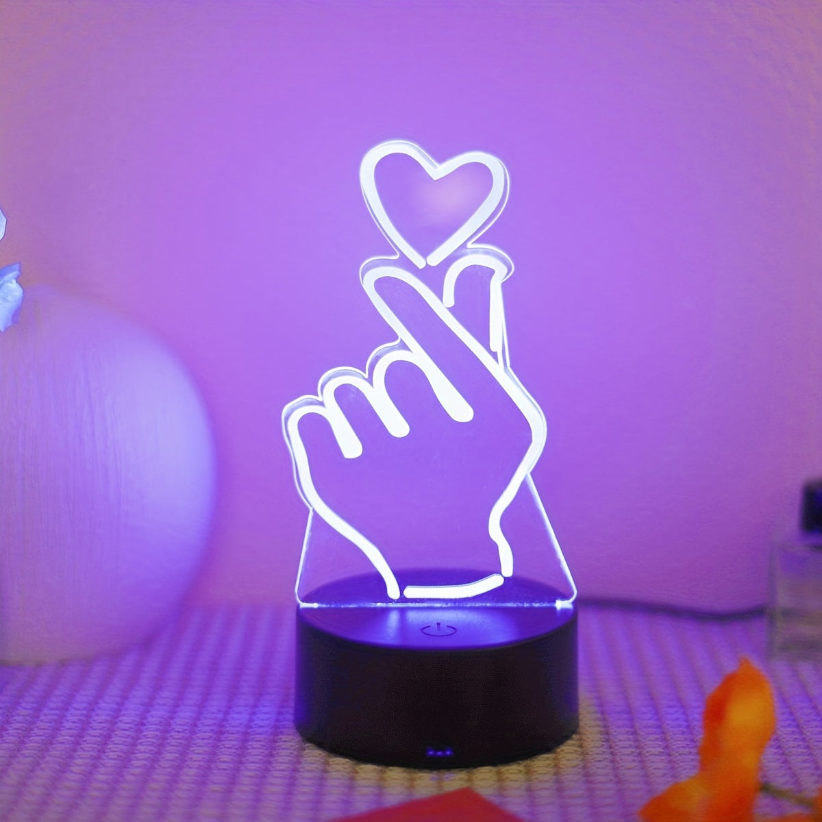 IllumiHeart - Touch-Control 7-Color LED Night Light