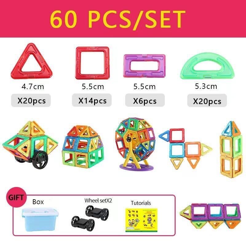 MagneticBlocks - Educational Magnetic Building Set for Kids