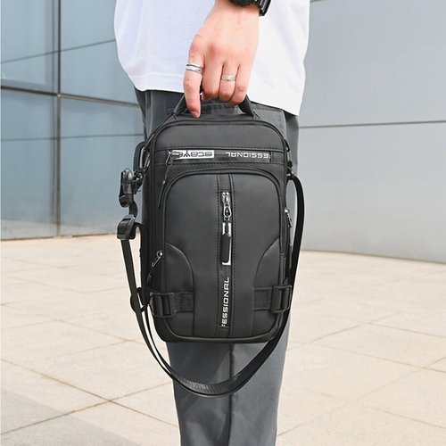 SecureNylon – Sac Imperméable Anti-Vol Bandoulière