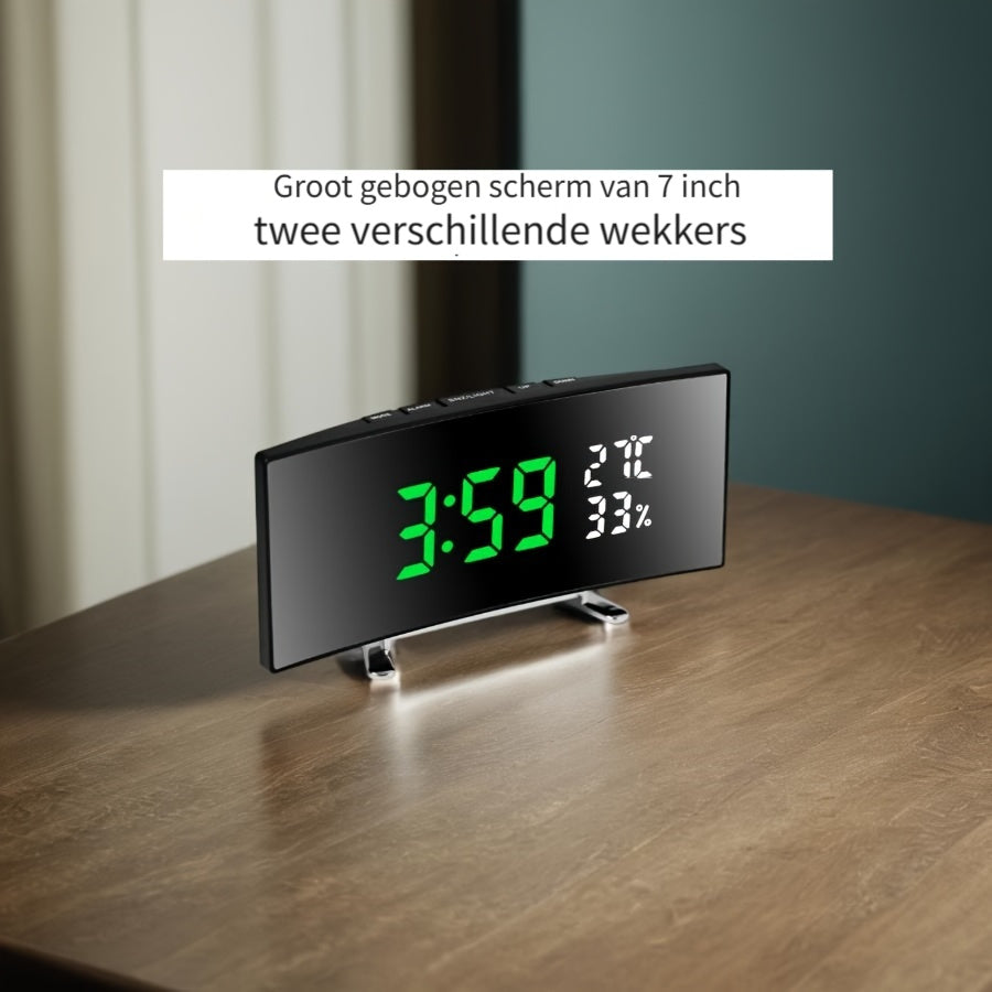 SmartClock - Smart LED Alarm Clock with Temperature and Humidity Display