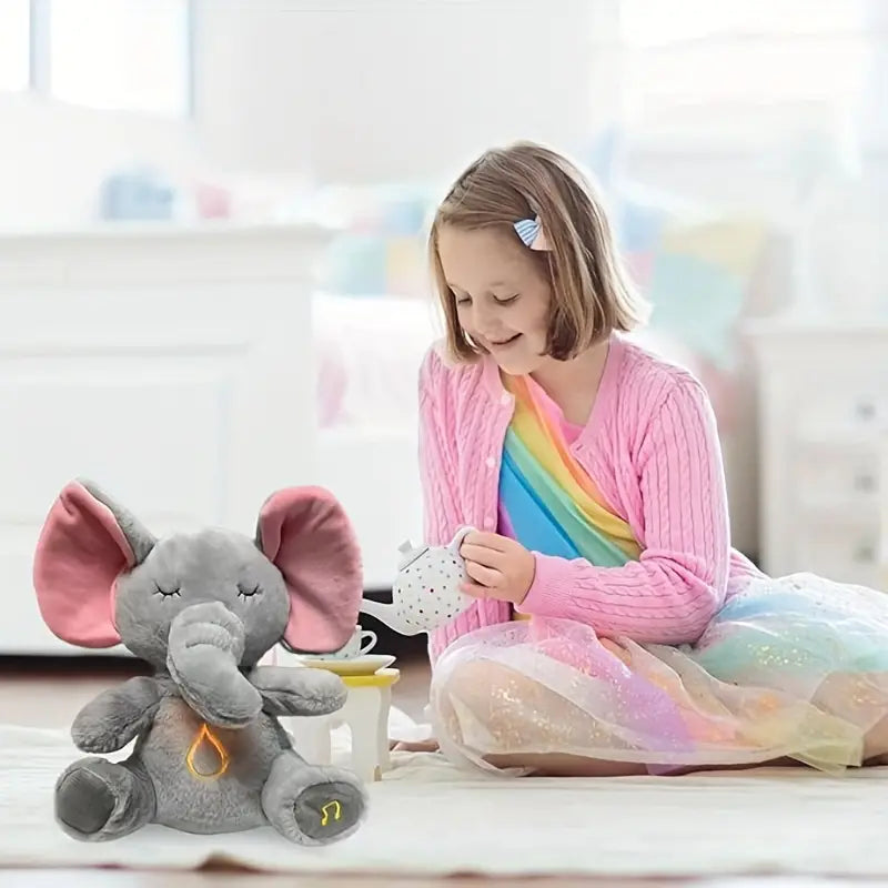 Kalmora - Breathing Elephant Plush, a Calming Companion for Peaceful Nights