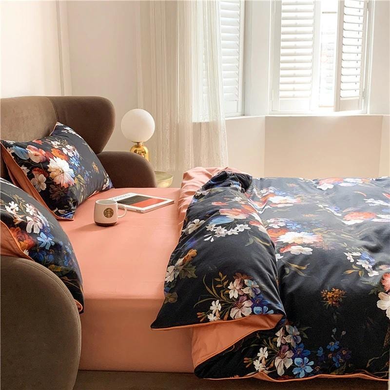 Bouquet - 4-Piece Egyptian Cotton Bedding Set
