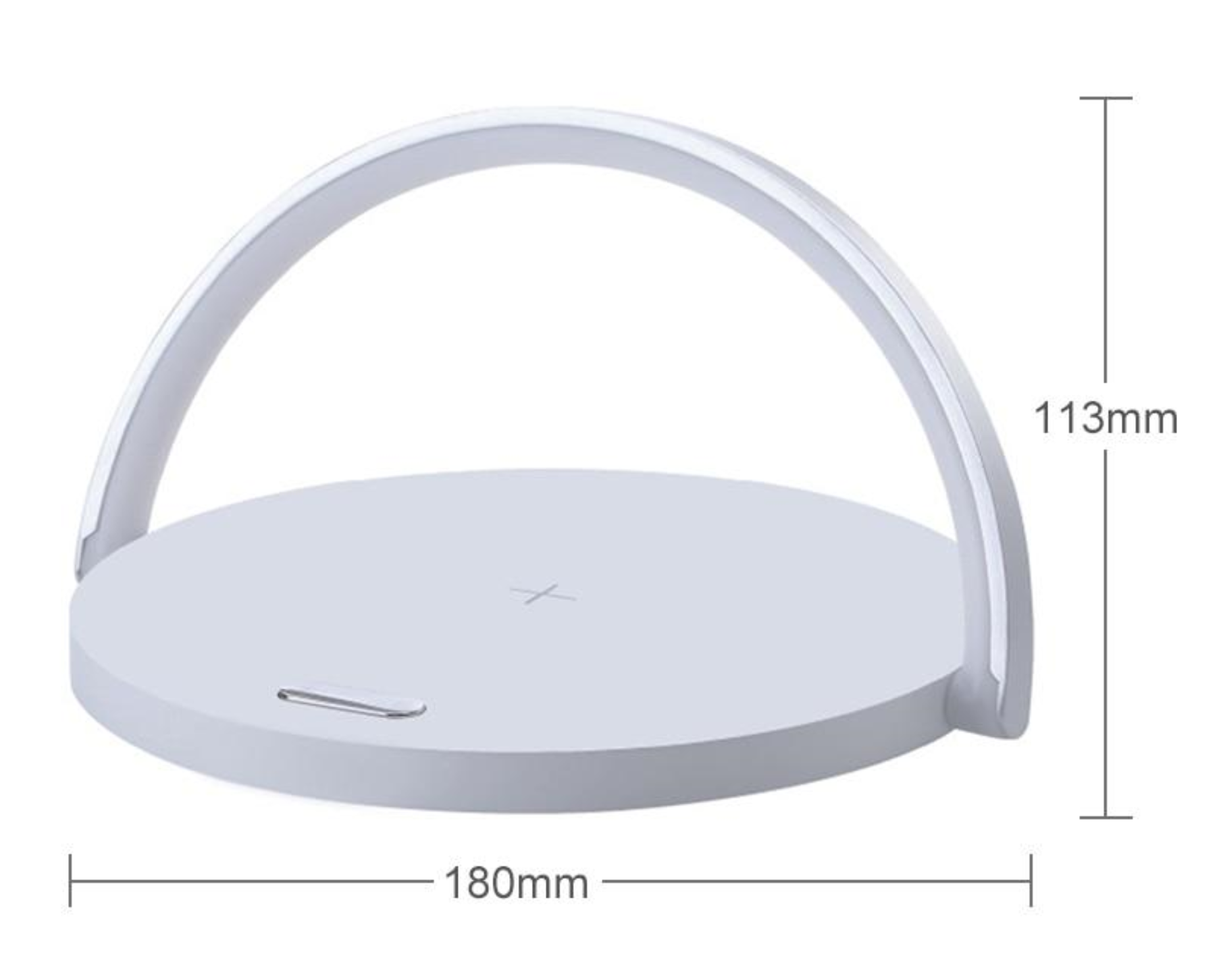 Bowlight Design - Veilleuse 3-en-1 avec Chargeur Qi