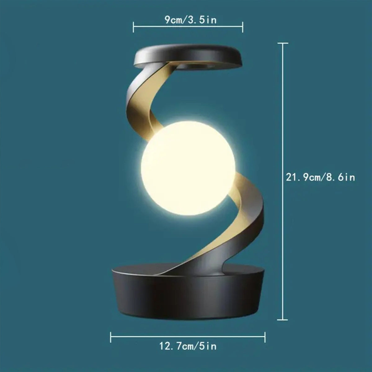 GestureGlow Lamp - LED RGB Desk Lamp with Wireless Charging