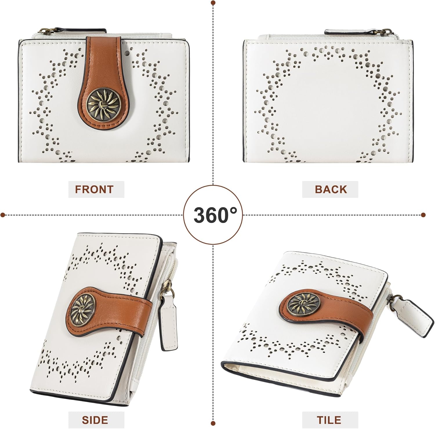 ClaireSlim - Portefeuille Femme Anti-RFID Élégant