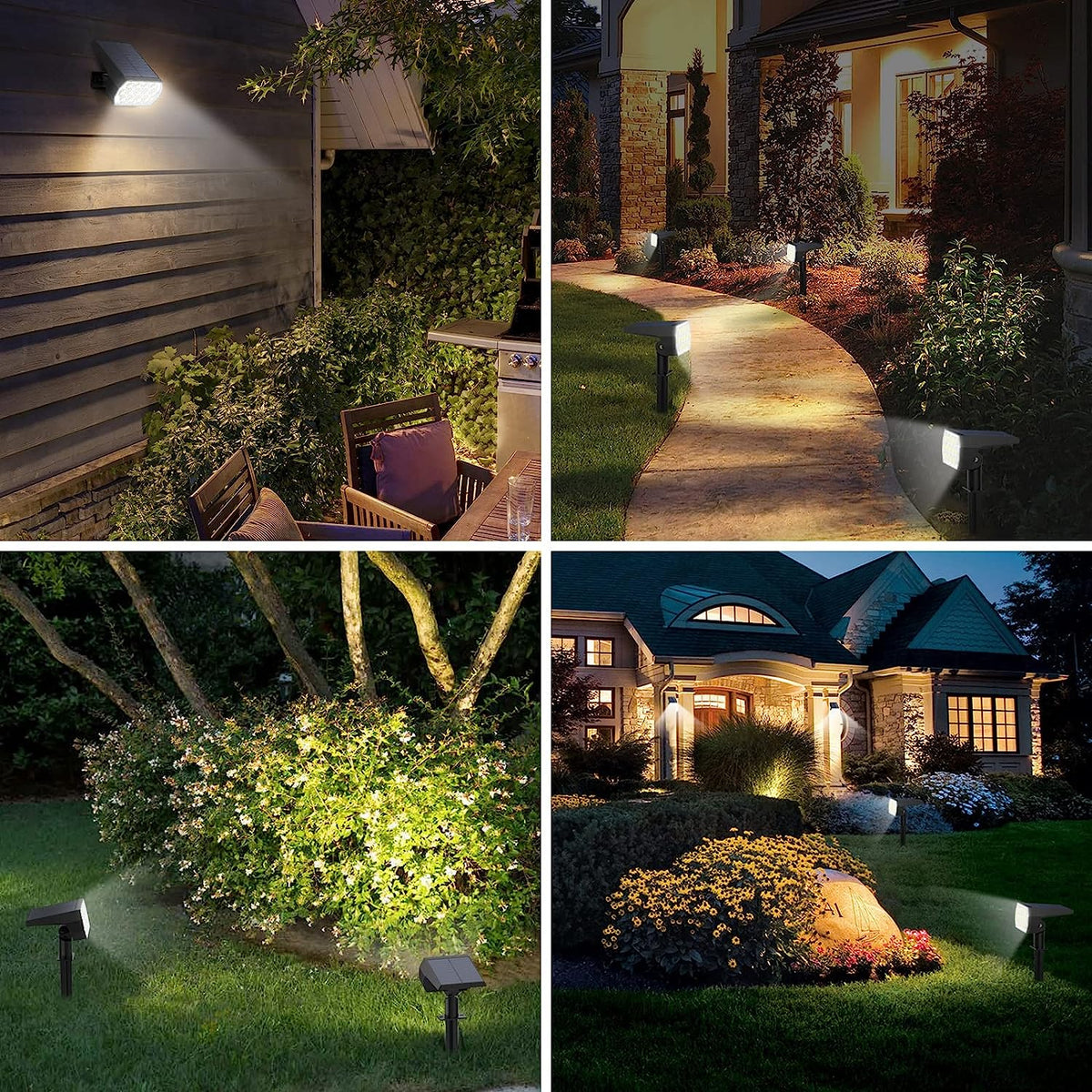 ÉclatSolaire - Elegant LED Solar Garden Lamp