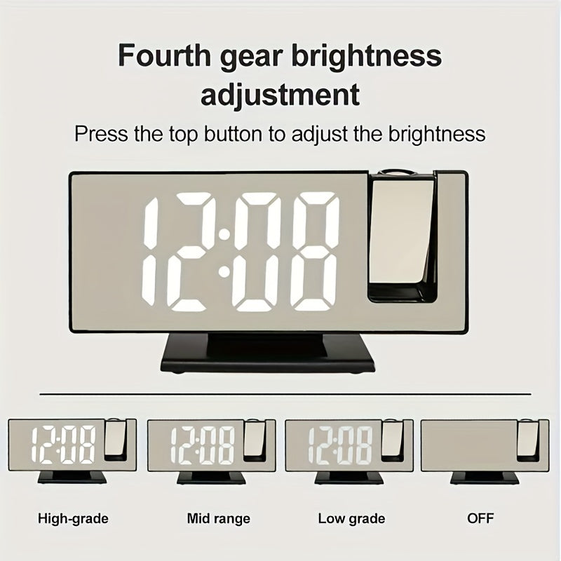 ProjectTime Clock - LED Mirror Clock with Time Projection