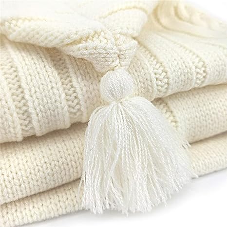 YoluNest - Soft Warm Beige Baby Blanket for Newborns