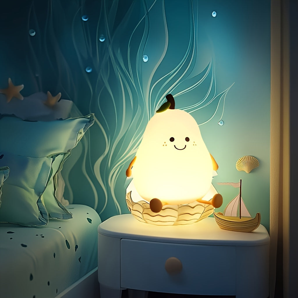 PearGlow Lamp - Rechargeable Dimmable USB LED Lamp