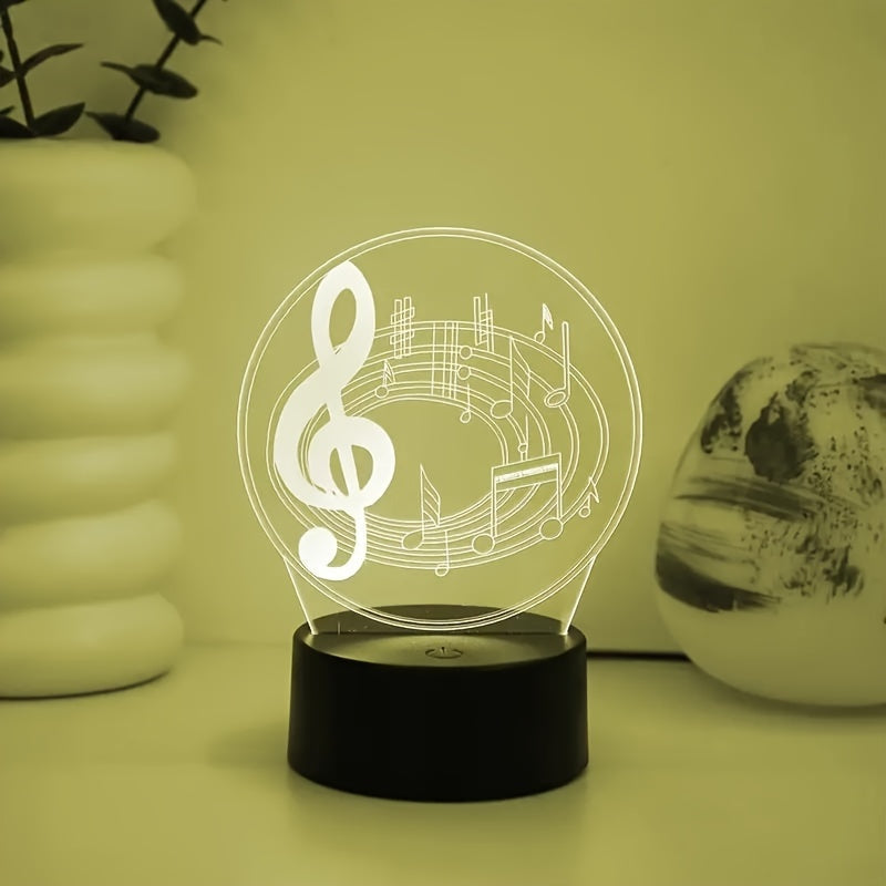 MusicGlow Lamp - Modern Acrylic USB Table Lamp