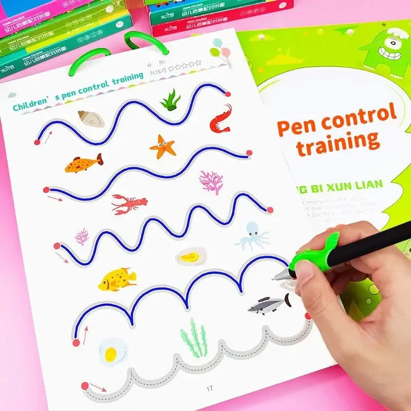TraceMaster - Educational Handwriting Practice Workbook