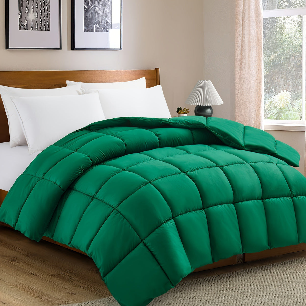 Reversible Duvet - Four-Season Comfort with Microfiber Filling